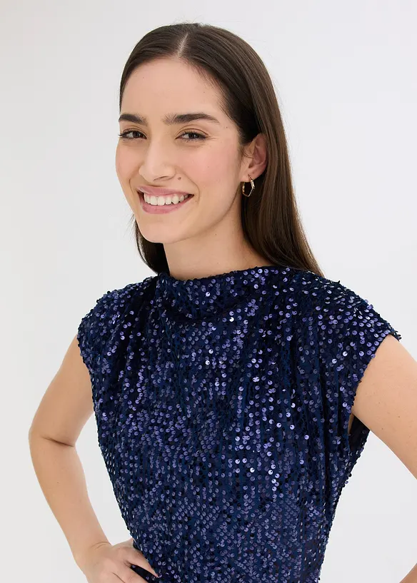 Robe à sequins, bonprix