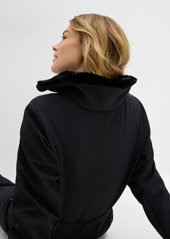 Combinaison de ski rembourrée en softshell déperlant, bonprix