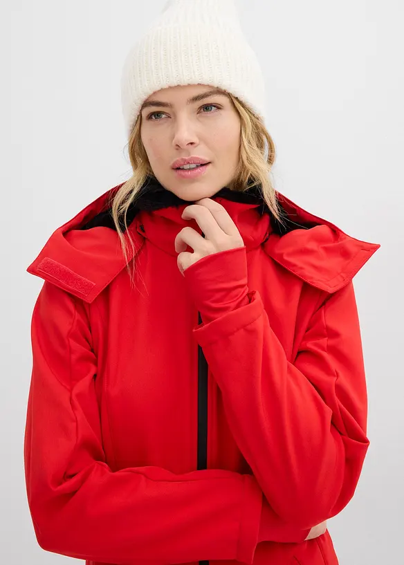Combinaison de ski rembourr&eacute;e en softshell d&eacute;perlant, bonprix