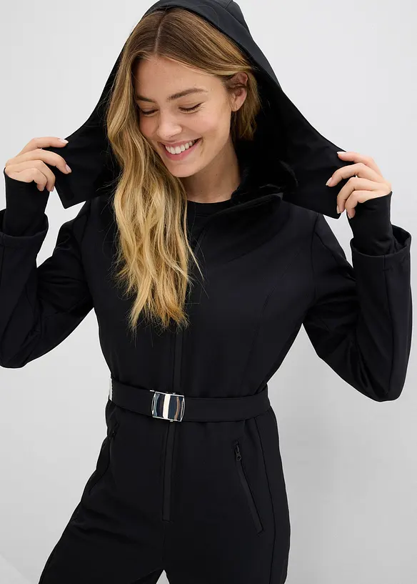 Combinaison de ski rembourrée en softshell déperlant, bonprix