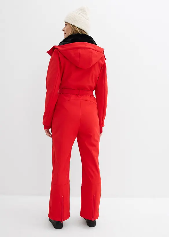 Combinaison de ski rembourr&eacute;e en softshell d&eacute;perlant, bonprix