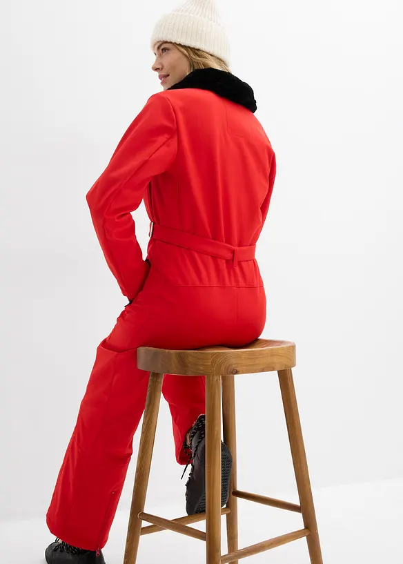 Combinaison de ski rembourr&eacute;e en softshell d&eacute;perlant, bonprix