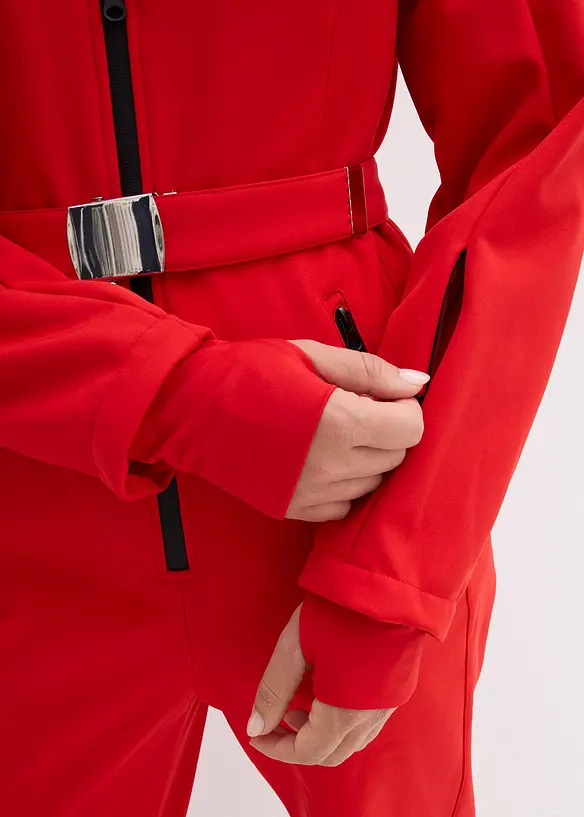 Combinaison de ski rembourr&eacute;e en softshell d&eacute;perlant, bonprix