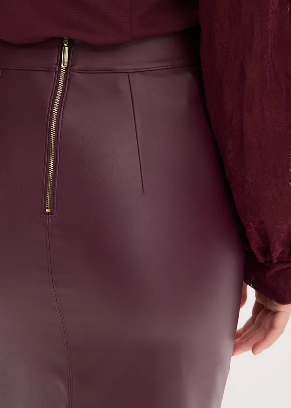 Jupe crayon en suédine, longueur genou, bonprix