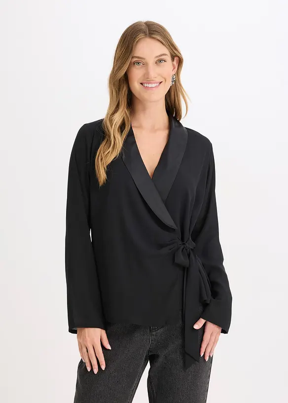 Blouse cache-cœur, bonprix