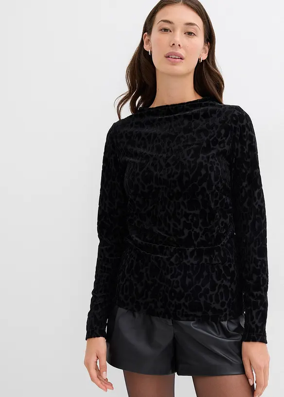 T-shirt manches longues en jersey, bonprix