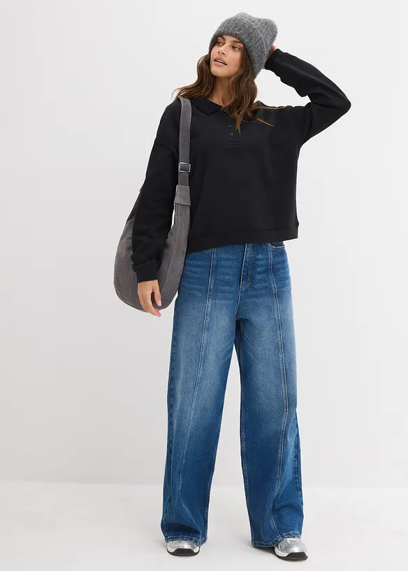 Sweat-shirt 100% coton, bonprix