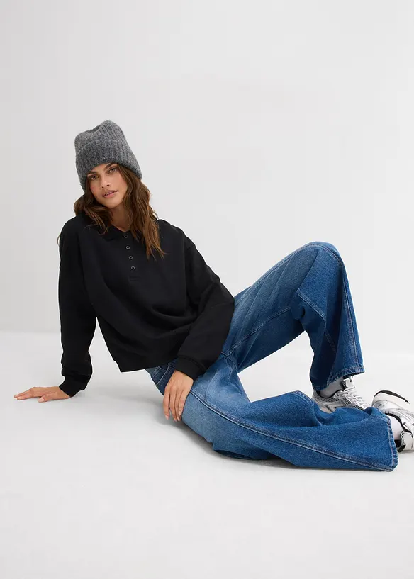 Sweat-shirt 100% coton, bonprix