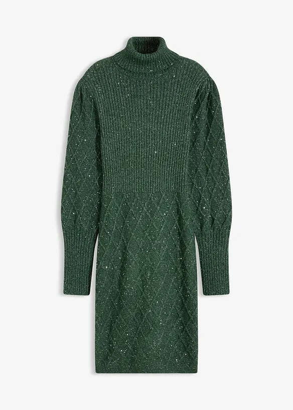 Robe en maille brillante, bonprix