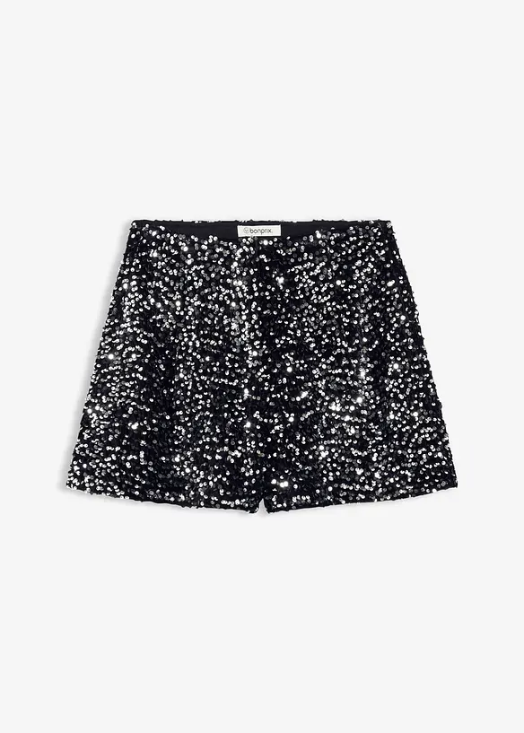 Short à sequins, bonprix