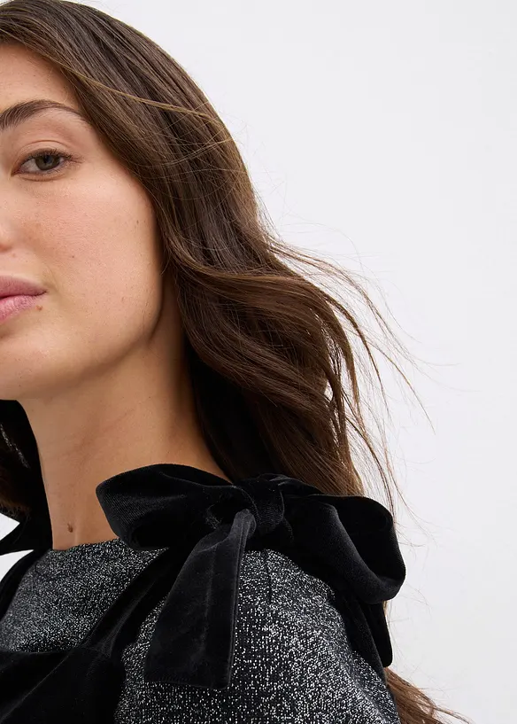 Robe courte en velours doux, bonprix