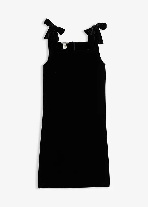 Robe courte en velours doux, bonprix