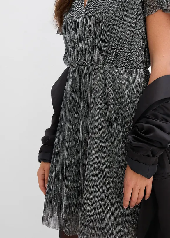 Robe courte brillante, bonprix