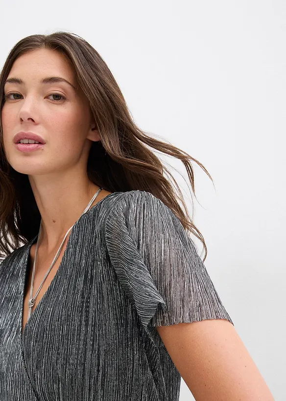 Robe courte brillante, bonprix