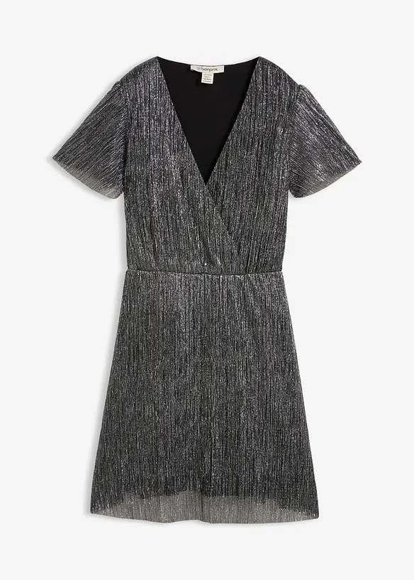 Robe courte brillante, bonprix