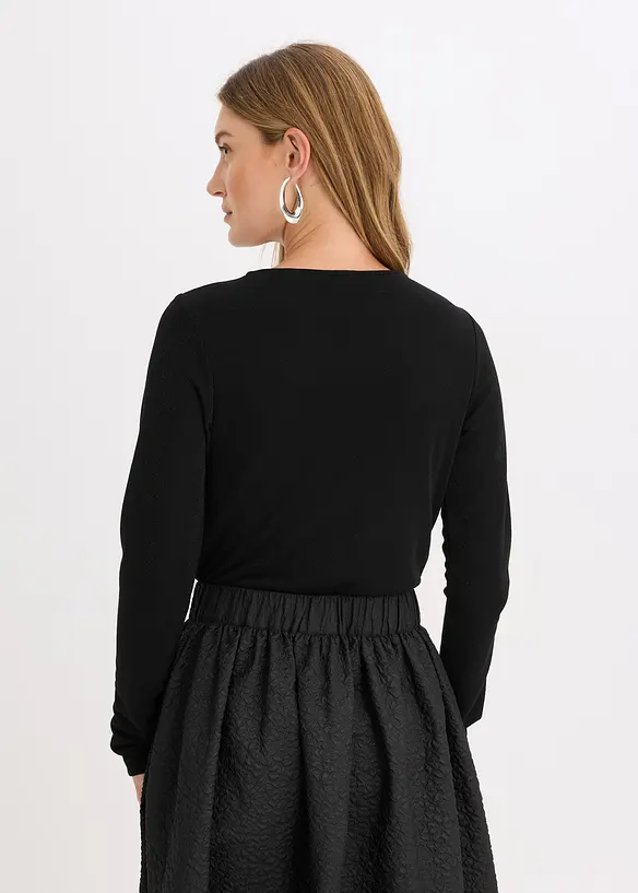 Body en viscose mélangée au tombé fluide, bonprix