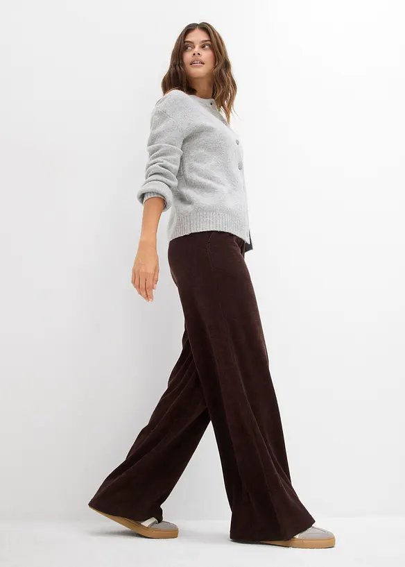 Pantalon en jersey &eacute;ponge, bonprix