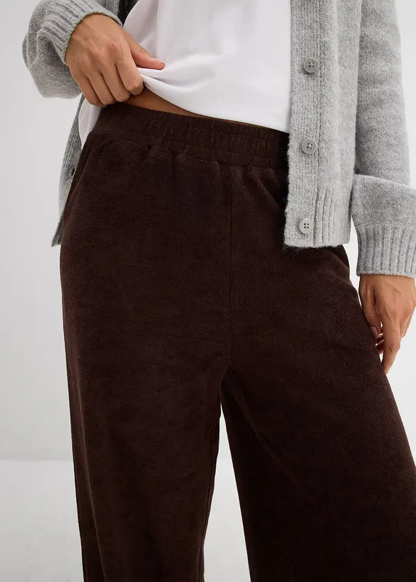 Pantalon en jersey &eacute;ponge, bonprix