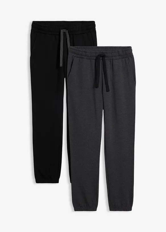 Lot de 2 pantalons de jogging, bonprix