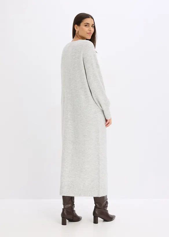 Robe midi oversize en maille, bonprix
