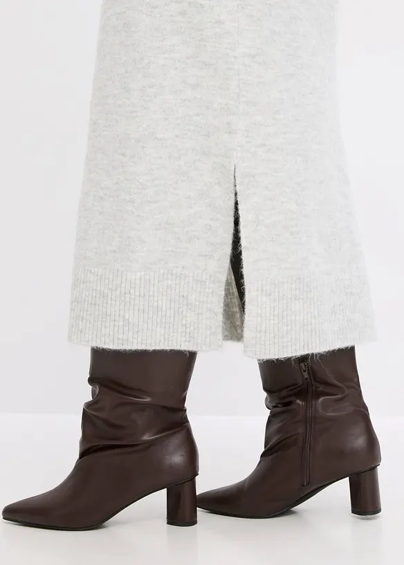 Robe midi oversize en maille, bonprix