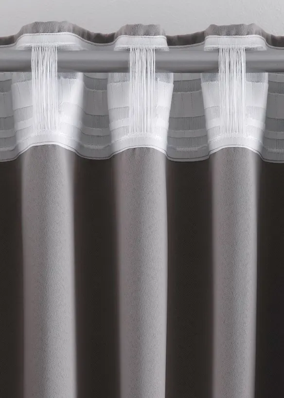 Rideau obscurcissant (1 pce), taille normale et XXL, bonprix