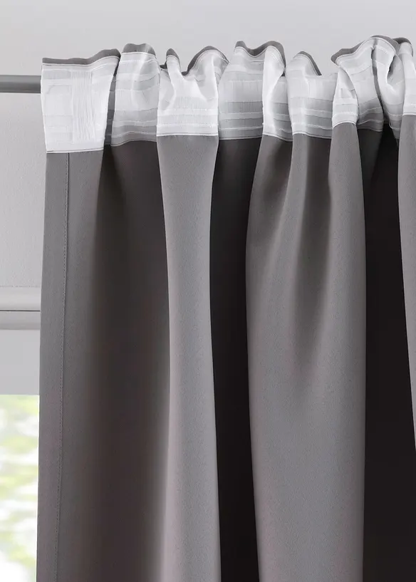 Rideau obscurcissant (1 pce), taille normale et XXL, bonprix