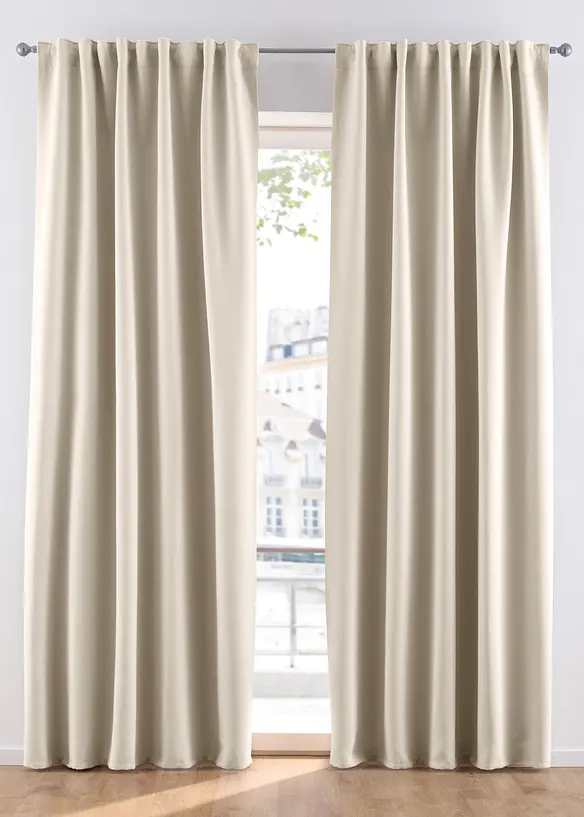 Rideau obscurcissant (1 pce), taille normale et XXL, bonprix