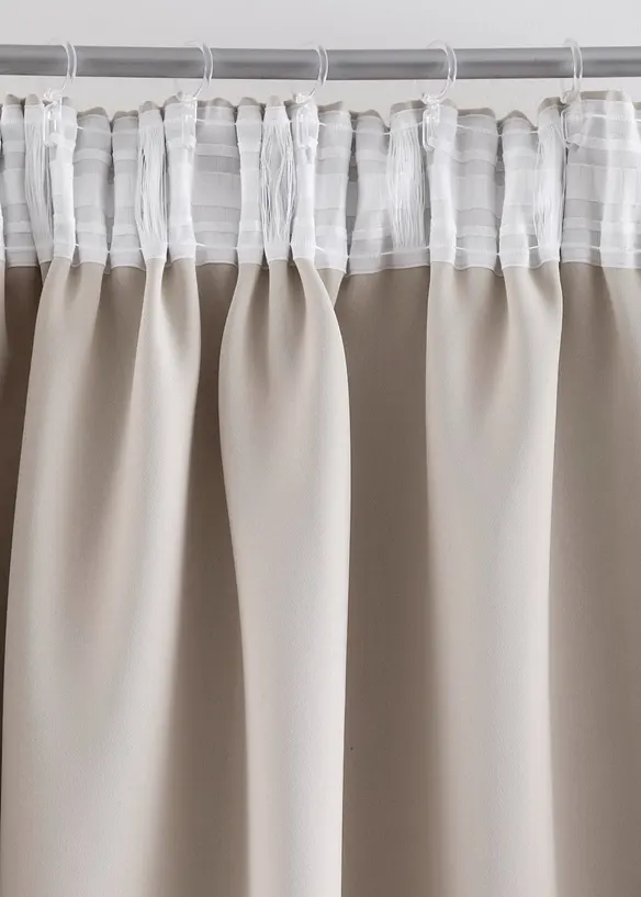 Rideau obscurcissant (1 pce), taille normale et XXL, bonprix