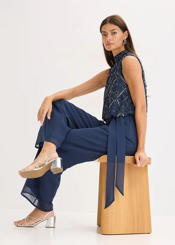 Combinaison brodée de perles, bonprix