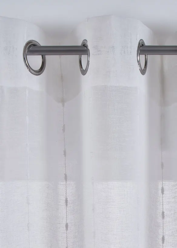 Rideau à rayures tissées (1 pce), bonprix