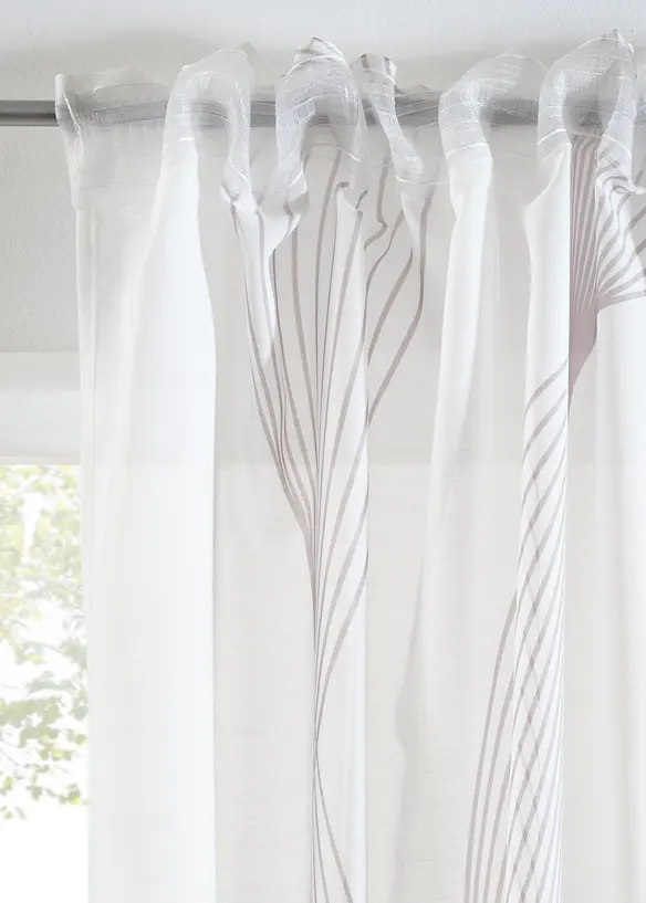 Voilage à imprimé vague (1 pce), bonprix