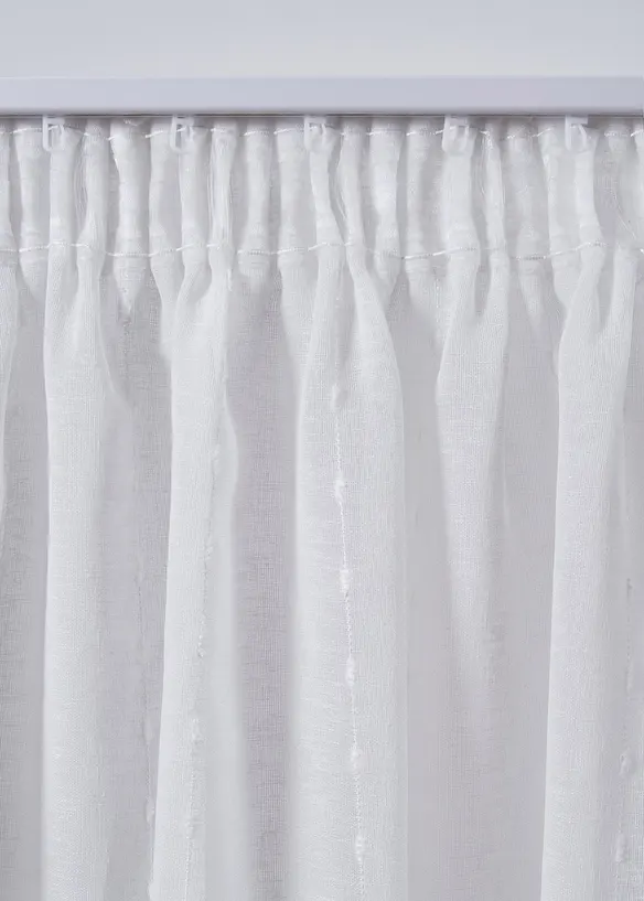 Rideau à rayures tissées (1 pce), bonprix