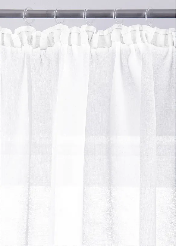 Voilage texturé avec polyester recyclé (1 pce.), bonprix