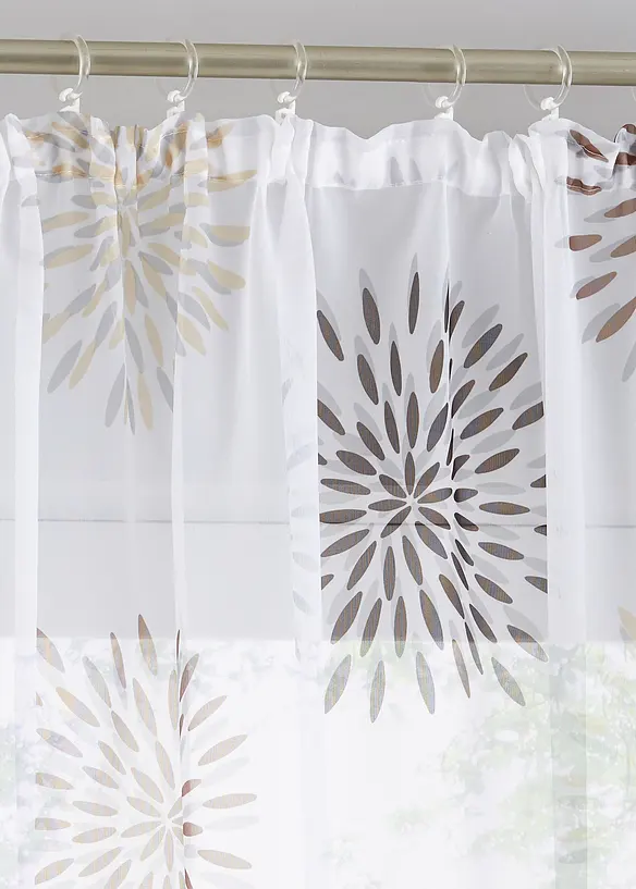 Voilage à imprimé cercles (1 pce), bonprix