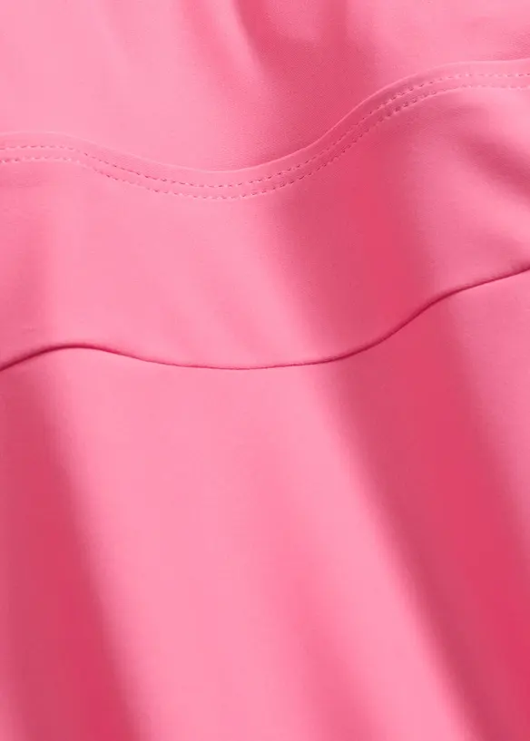 Maillot 1 pi&egrave;ce sculptant &agrave; encolure carr&eacute;e, maintien mod&eacute;r&eacute;, bonprix