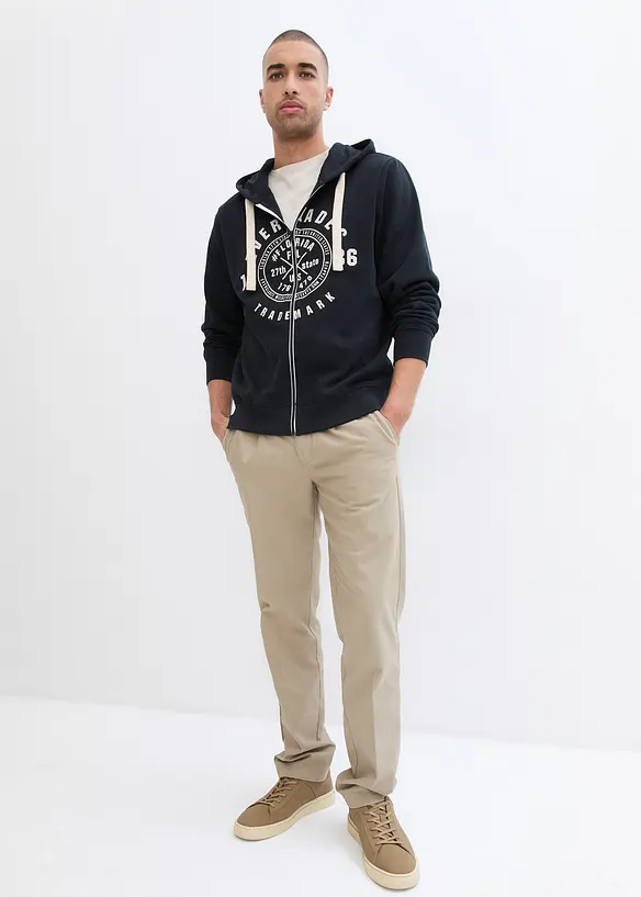 Sweat &agrave; capuche zipp&eacute; confortable, bonprix