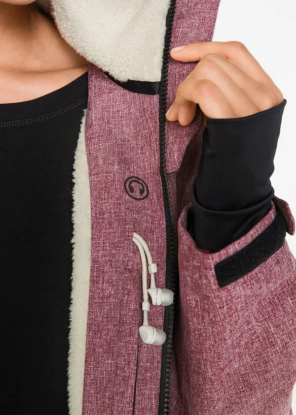 Veste outdoor fonctionnelle avec intérieur polaire peluche, imperméable, bonprix