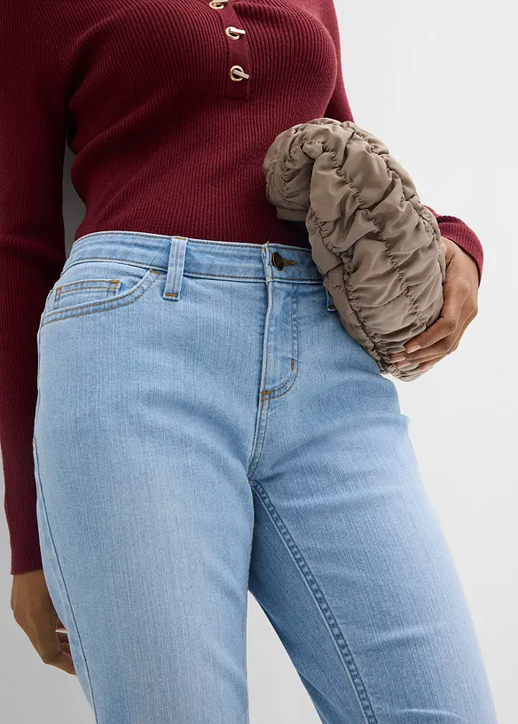 Jean skinny taille mi-haute, extensible, bonprix