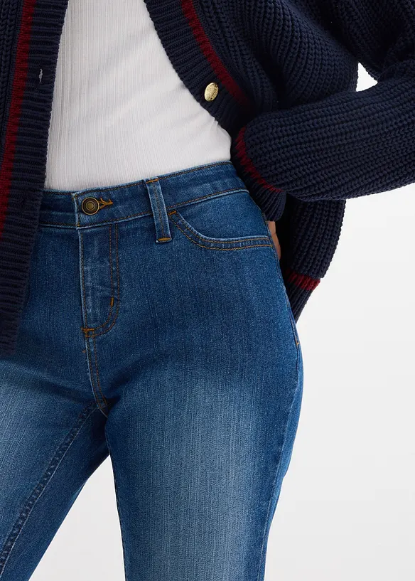 Jean skinny taille mi-haute, extensible, bonprix