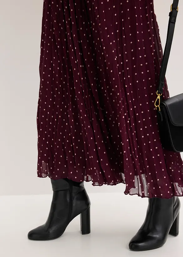 Jupe en mousseline, effet froissé, bonprix