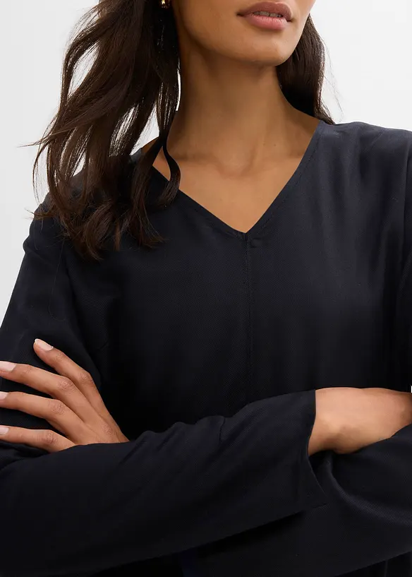 Robe en twill lyocell fluide, bonprix