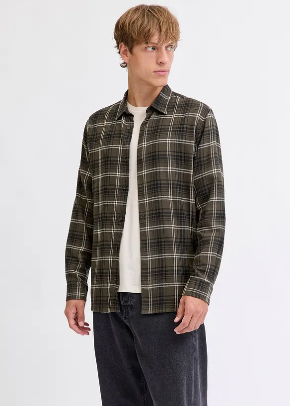 Chemise JJ REBEL en flanelle 100% coton, J&J Rebel