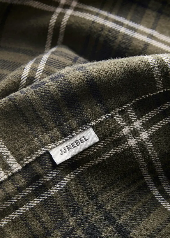 Chemise JJ REBEL en flanelle 100% coton, J&J Rebel