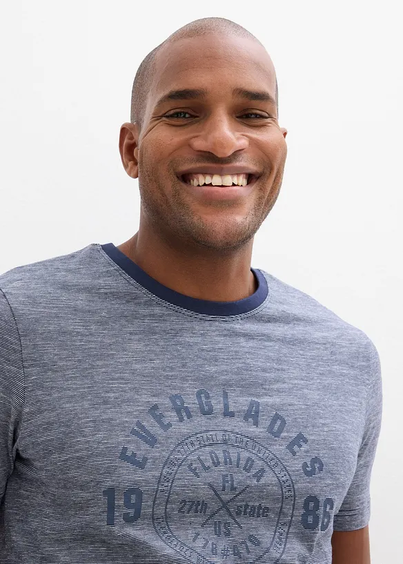 Lot de 2 T-shirts 100% coton, bonprix