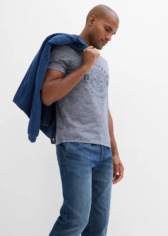 Lot de 2 T-shirts 100% coton, bonprix