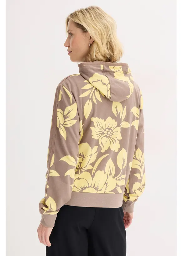 Gilet en molleton de coton m&eacute;lang&eacute;, bonprix