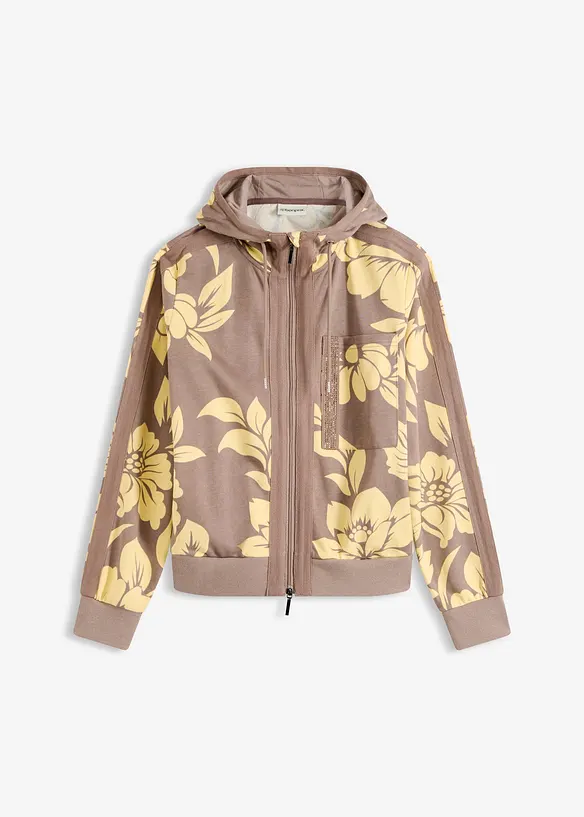 Gilet en molleton de coton m&eacute;lang&eacute;, bonprix