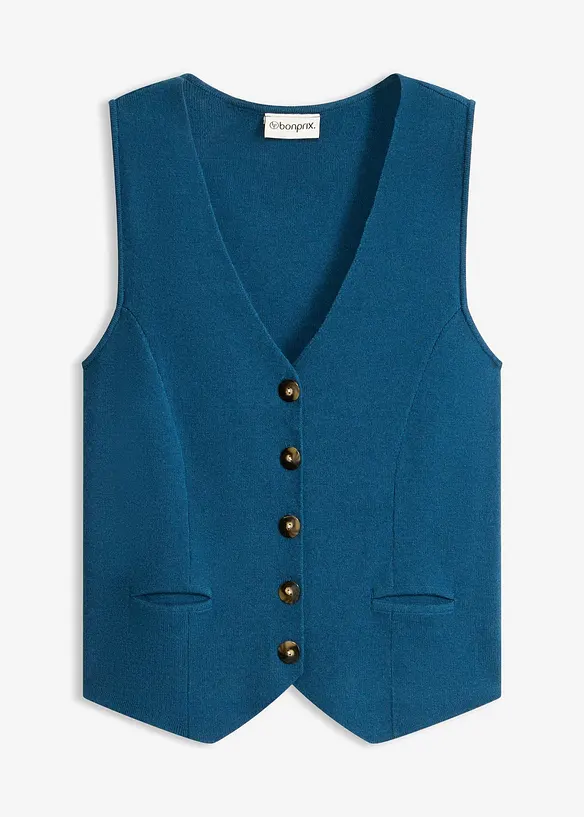 Gilet sans manches en maille, bonprix