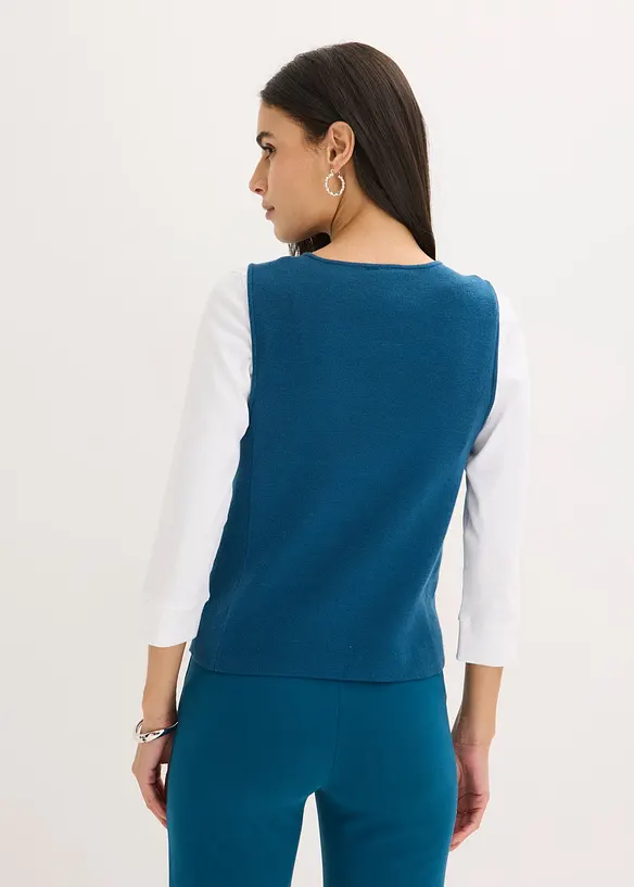 Gilet sans manches en maille, bonprix